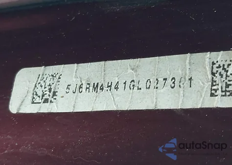 2016 Honda Cr-V Se z USA, uszkodzony, nr VIN 5J6RM4H41GL027351